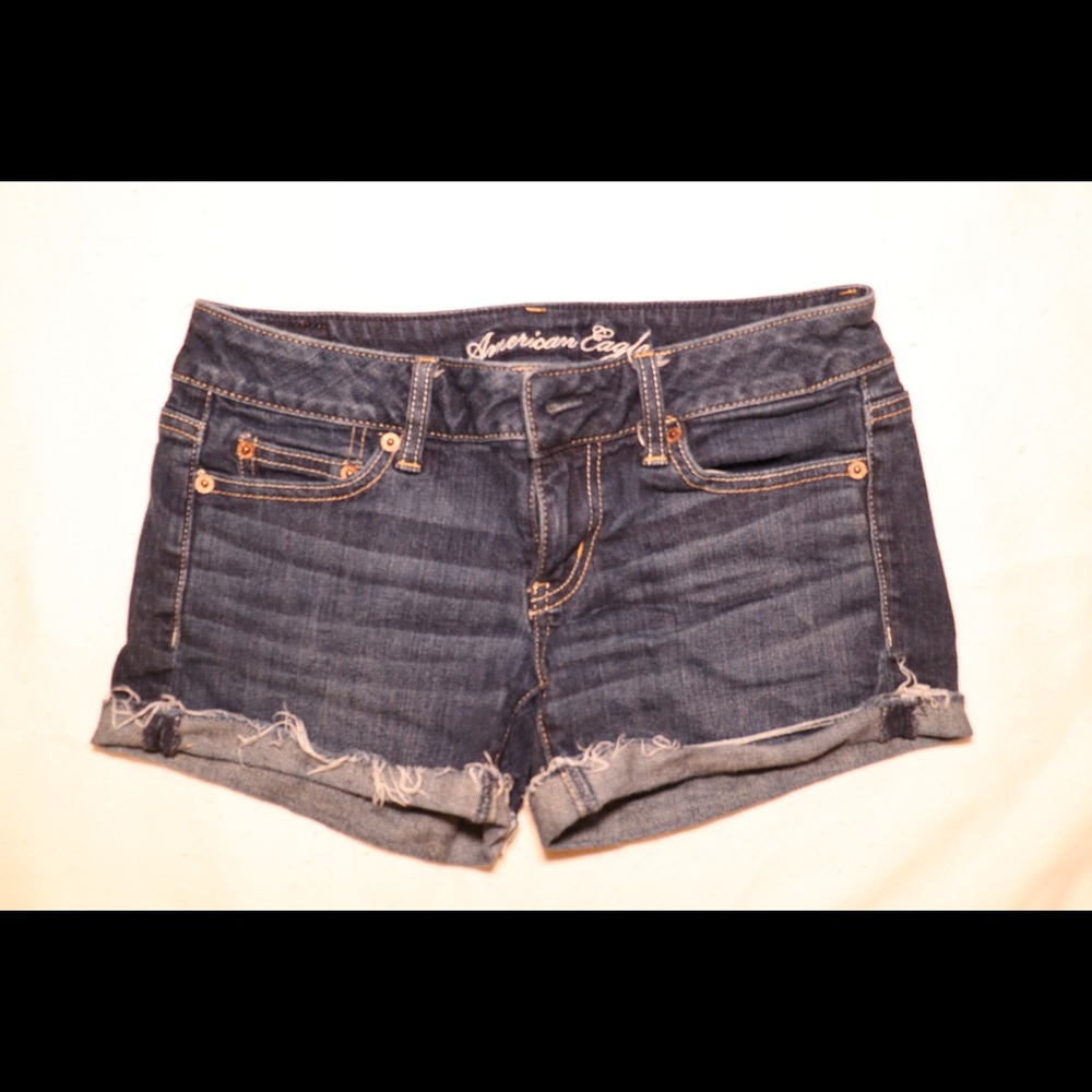 American Eagle Low Rise Denim Shorts